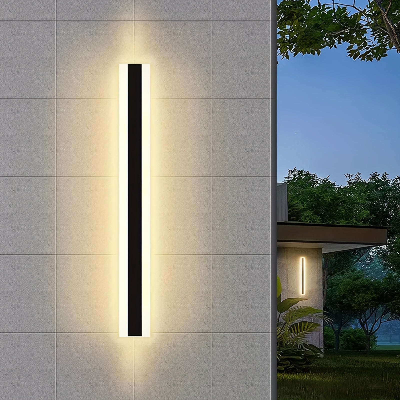 Modern LED Wall Lamp | Outdoor & Indoor Long Strip Light