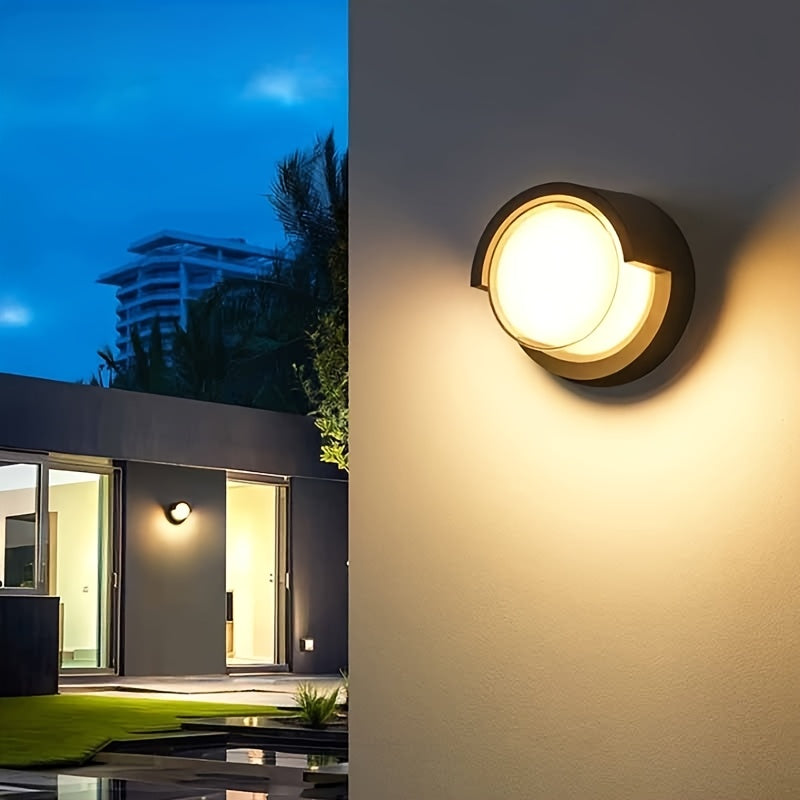 Modern LED Wall Light | Outdoor & Indoor Sconce in Warm White (3000K)