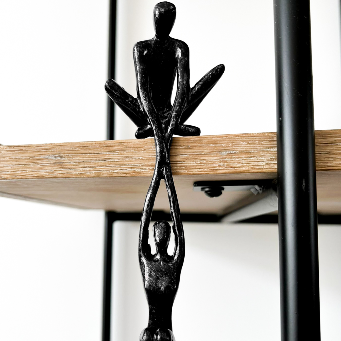 Abstract Couple Shelf Sculpture | Hanging shelf décor