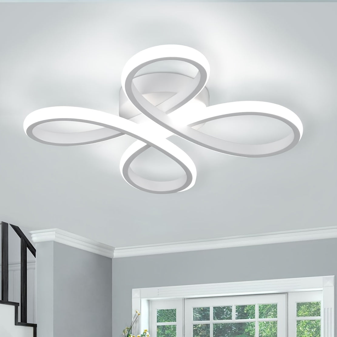 Modern Butterfly LED Ceiling Light | 3-Colour Dimmable with Wall Control