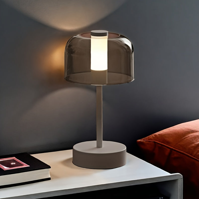 Vintage LED Table Lamp | USB Rechargeable Dimmable Light