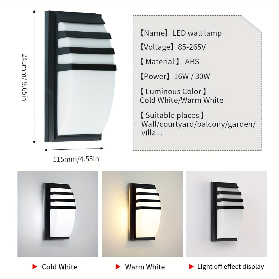 LED Outdoor Wall Light | Waterproof Garden & Porch Lighting