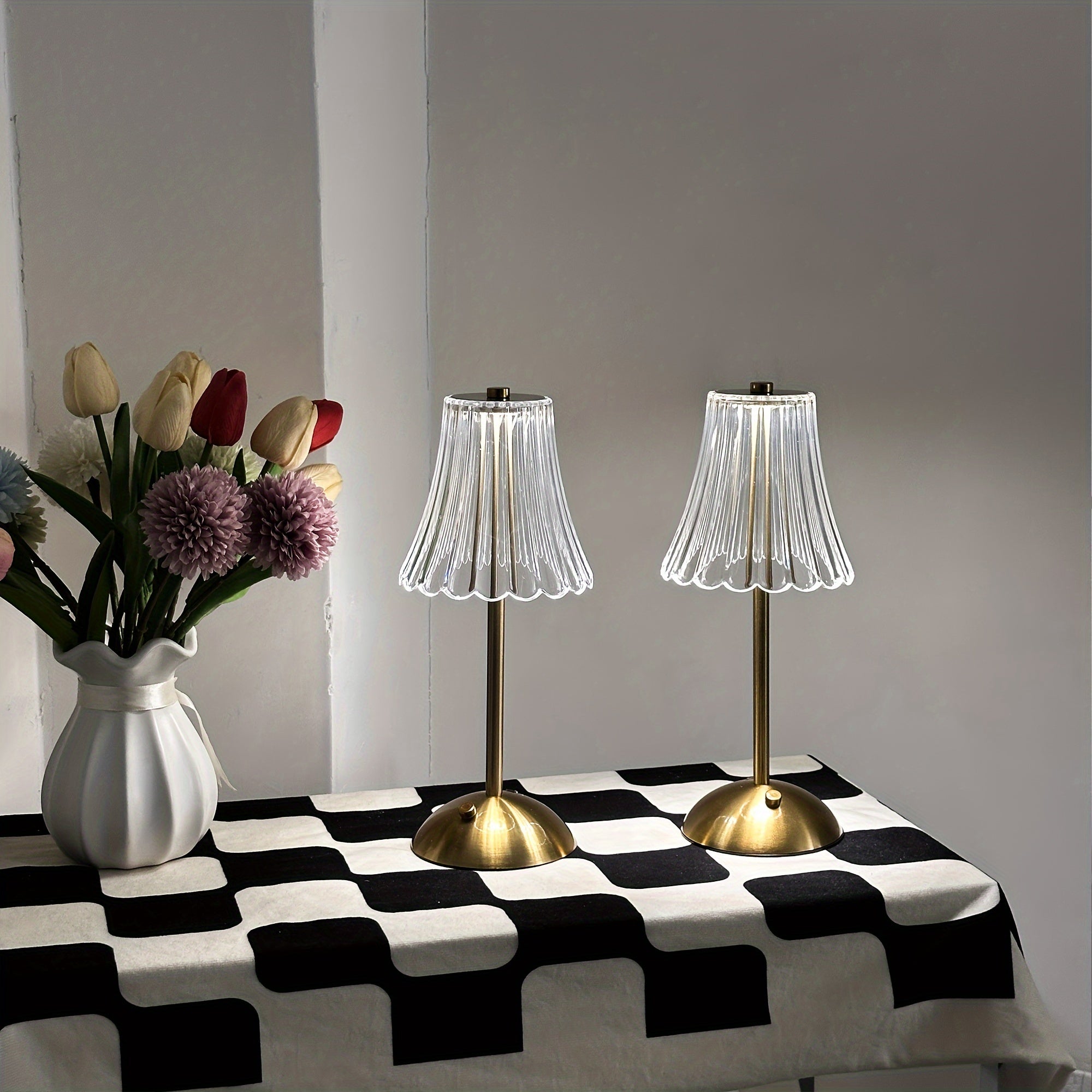 Dimmable LED Table Lamp | USB Rechargeable Touch Sensor Light