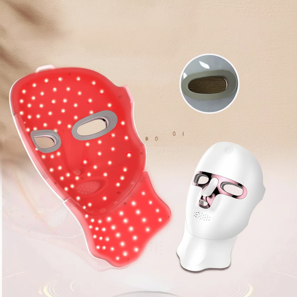 7 Color LED Facial Mask Neck Photon Skin Rejuvenation Whitening