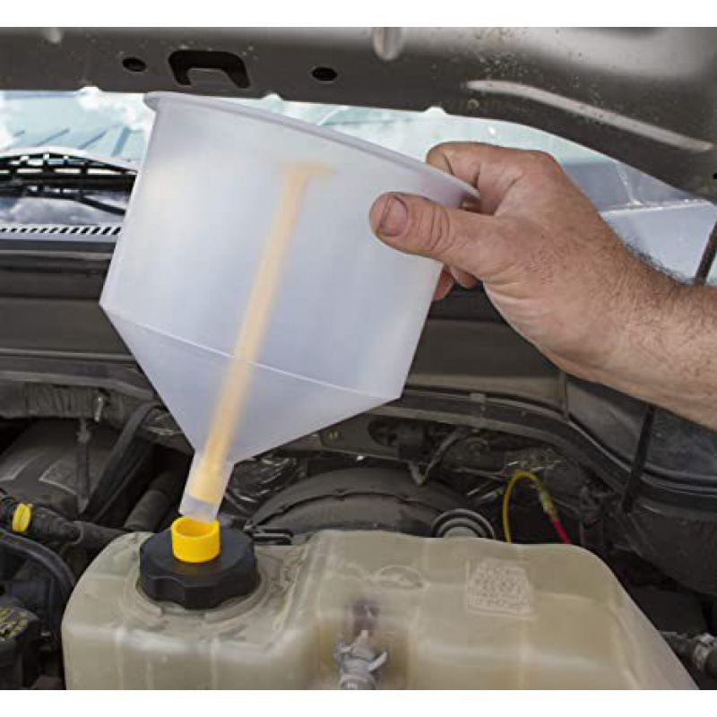 Oil Funnel Spill Proof Engine Oil Filling Kit Adapters