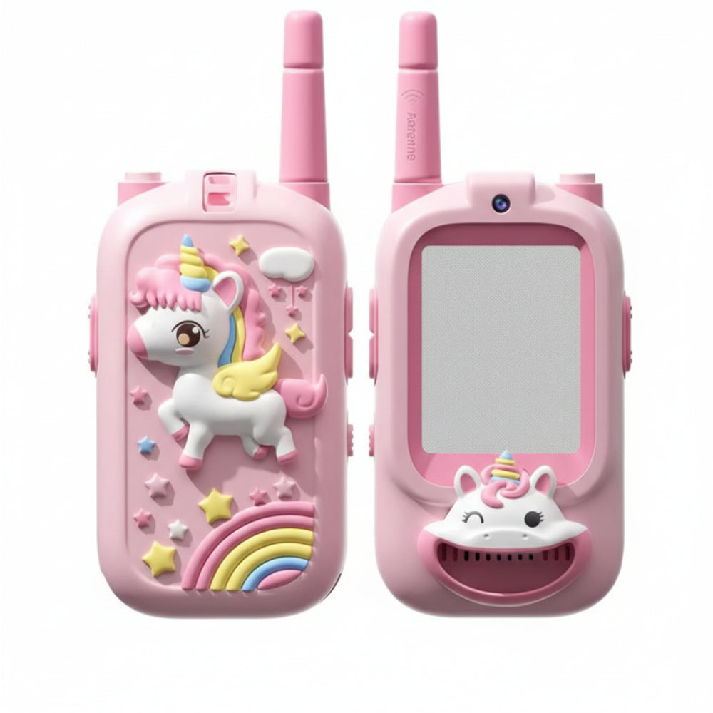 Walkie Talkie Kids Video 2 Pack Rechargeable Toys Camera