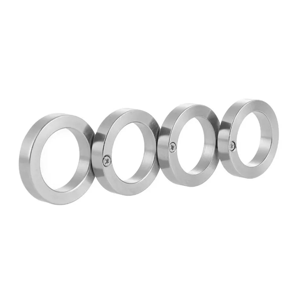 Self-Defense Ring Stainless Steel Foldable Rotatable Personal Safety Tool
