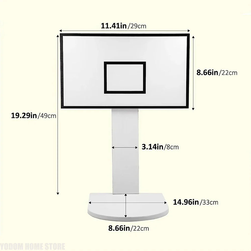 Basketball Hoop Paper Toss Trash Can
