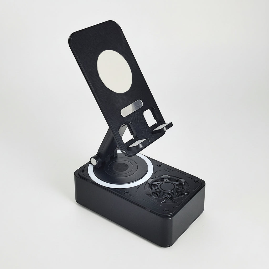 Bluetooth Speaker Adjustable Desktop Tablet Holder Stand
