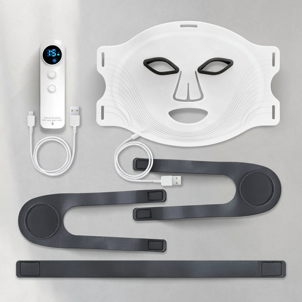 Rechargeable Red Light Therapy Mask LED Skincare Device