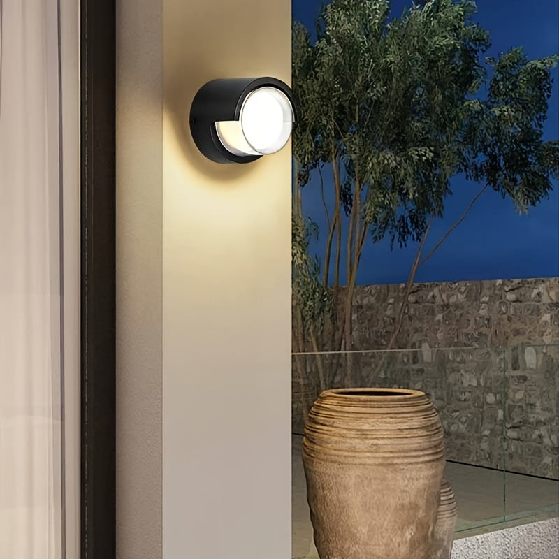 Modern LED Wall Light | Outdoor & Indoor Sconce in Warm White (3000K)