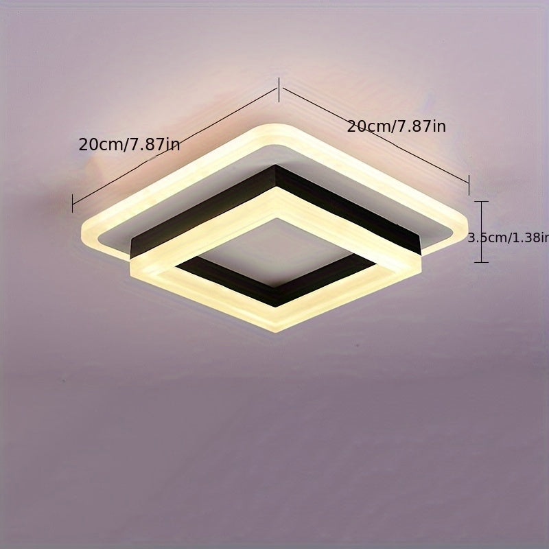 Modern LED Ceiling Lamp | Square Corridor, Stair & Porch Light