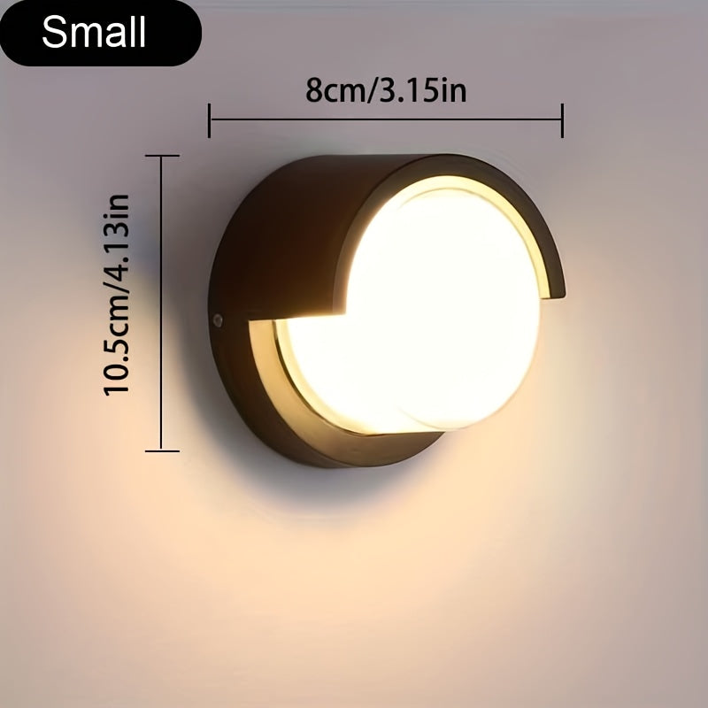 Modern LED Wall Light | Outdoor & Indoor Sconce in Warm White (3000K)