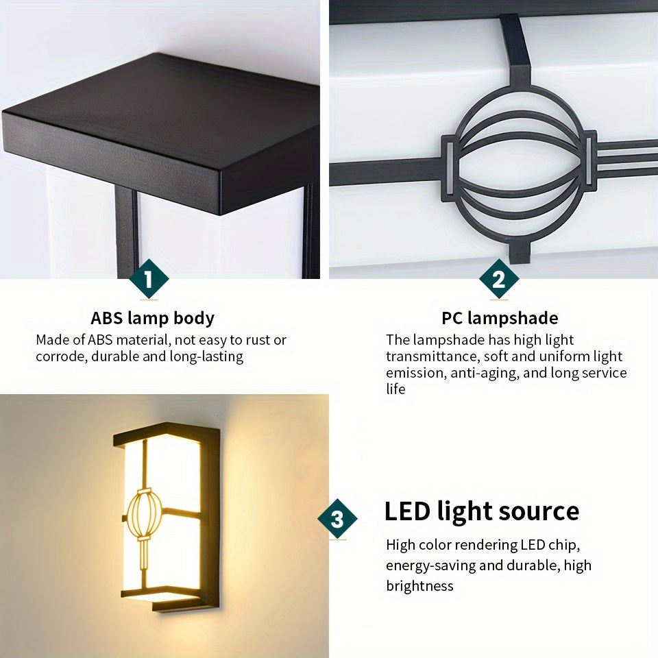 LED Outdoor Wall Lamp | Waterproof Courtyard & Garden Lighting