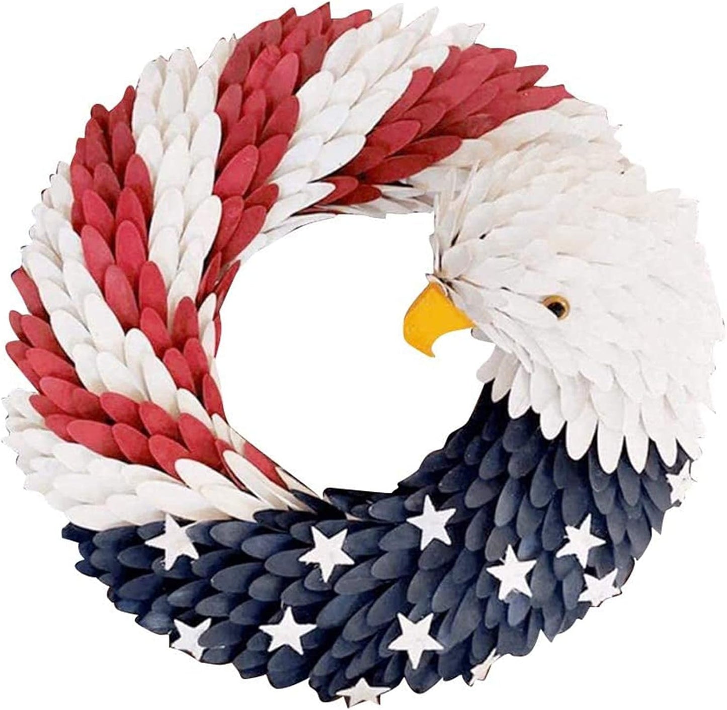 Patriotic Door Sign Wooden Fourth of July Hanging Decor