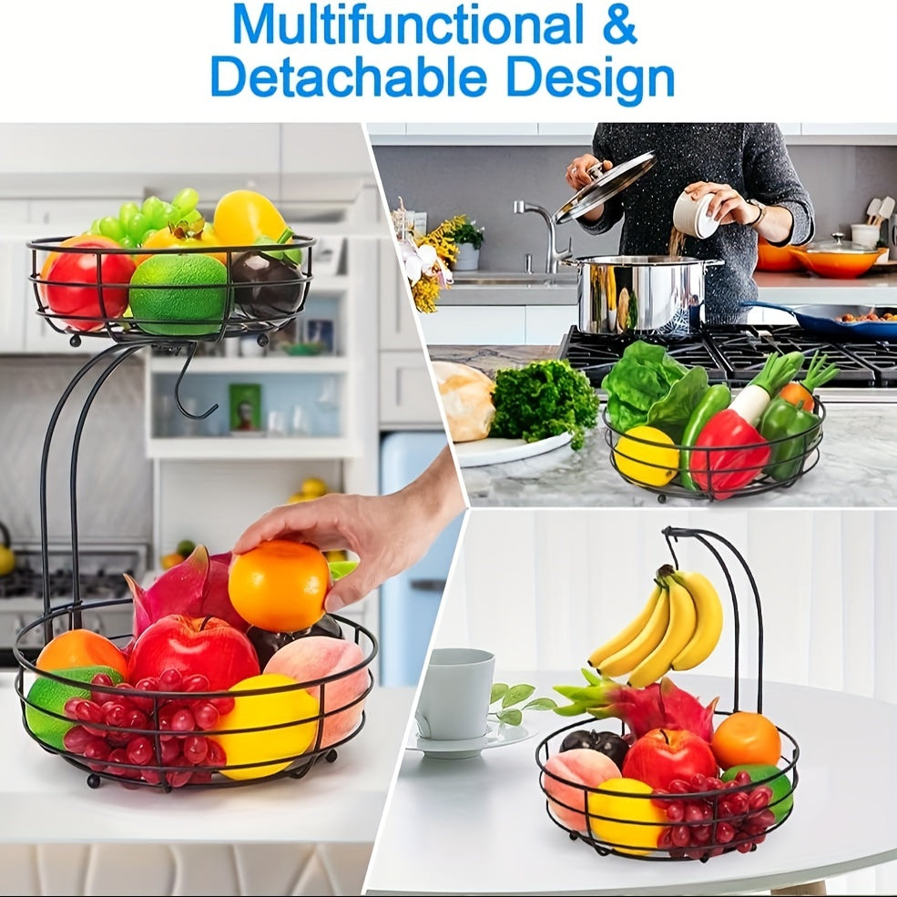 2-Tier Fruit Basket Stand | Countertop organiser
