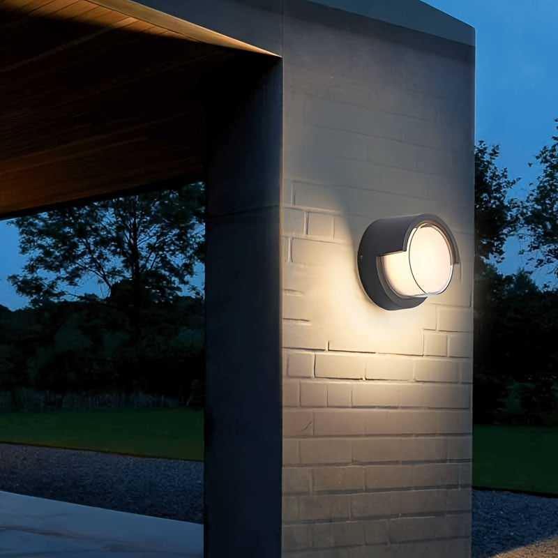 Modern LED Wall Light | Outdoor & Indoor Sconce in Warm White (3000K)