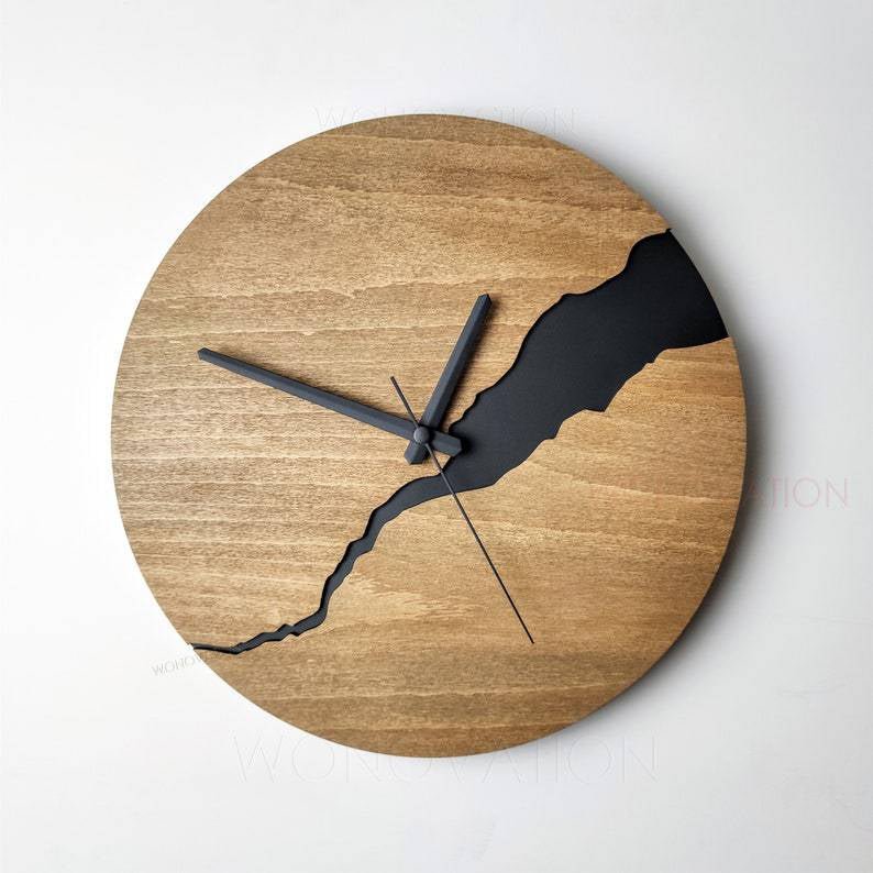 Wooden Wall Clock | Minimalist Natural Design