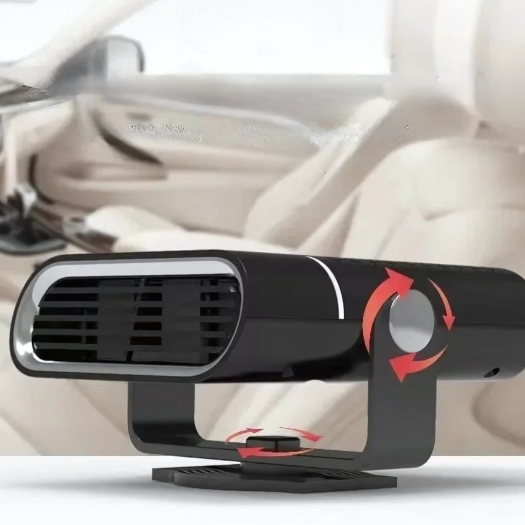 12V/USB Car Heater | Compact demisting airflow