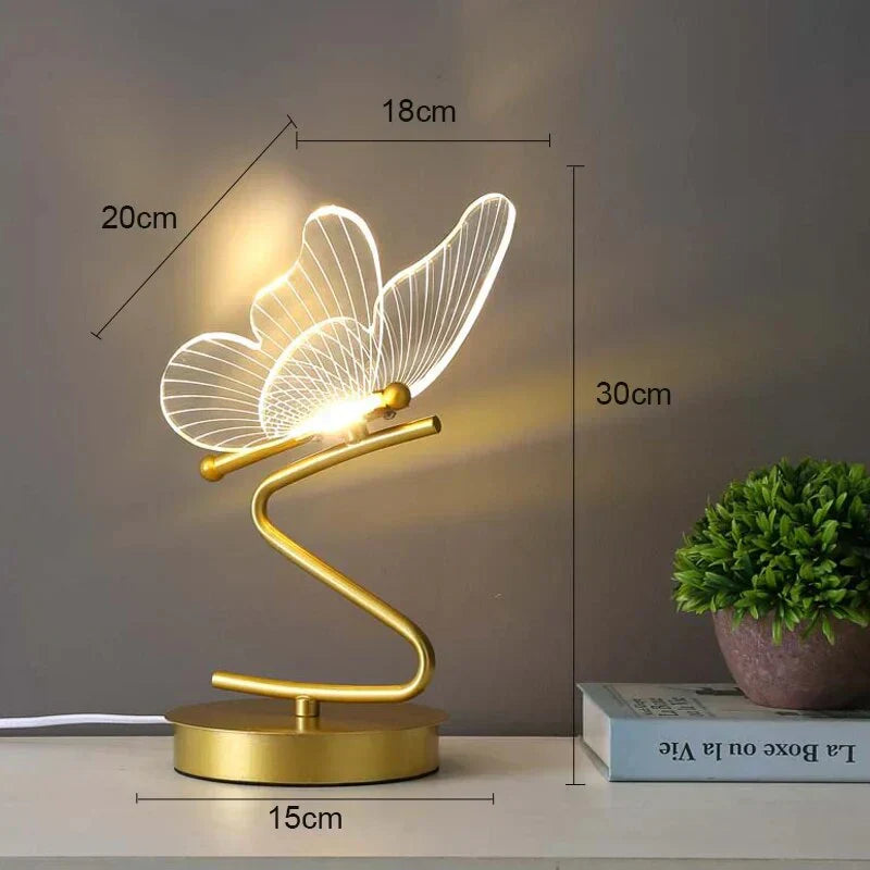 Butterfly LED Table Lamp | Sculptural Ambient Night Light