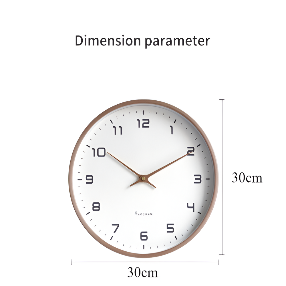 Wall Clock | Nordic-Style Silent Quartz Clock