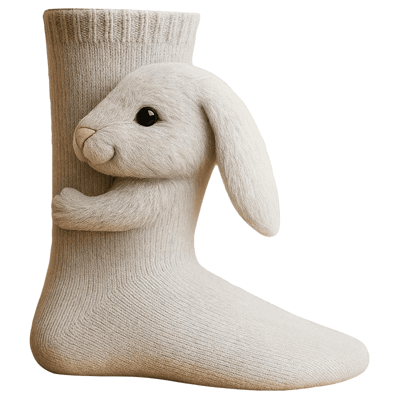 3D Knitted Animal Hug Socks