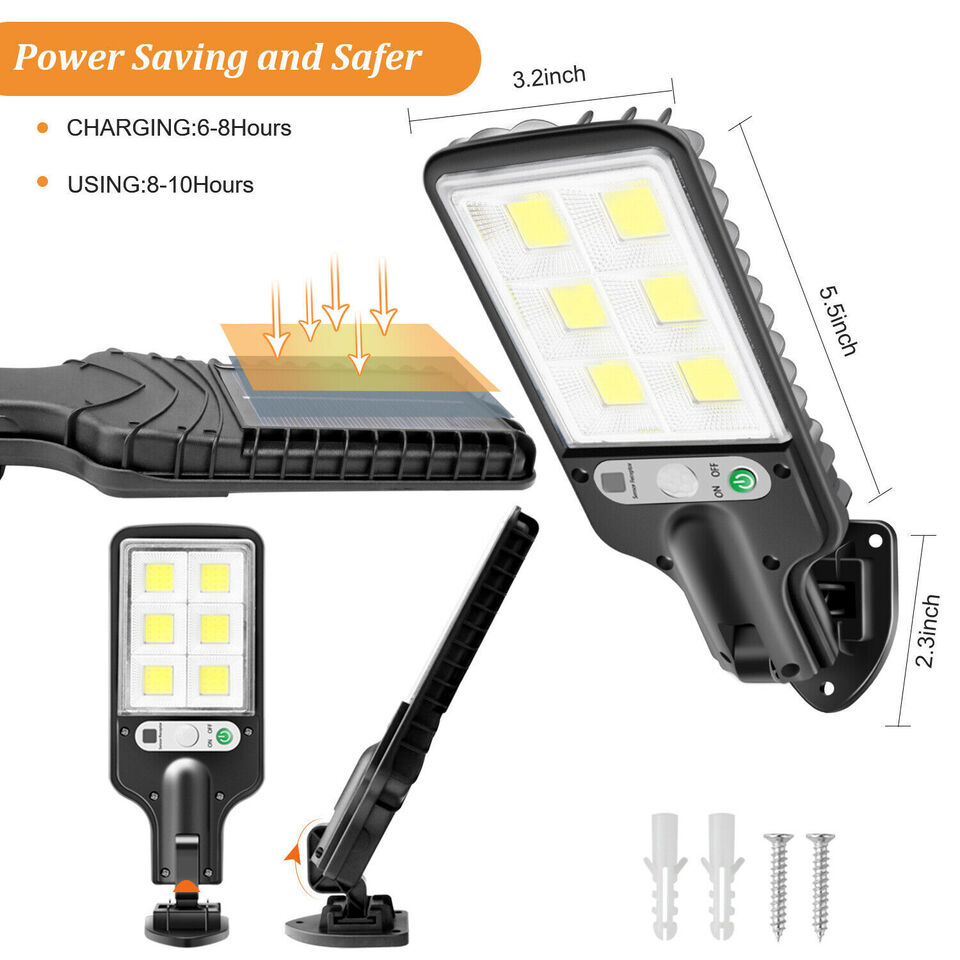 Solar LED Outdoor Street Lamp with Bright LEDs