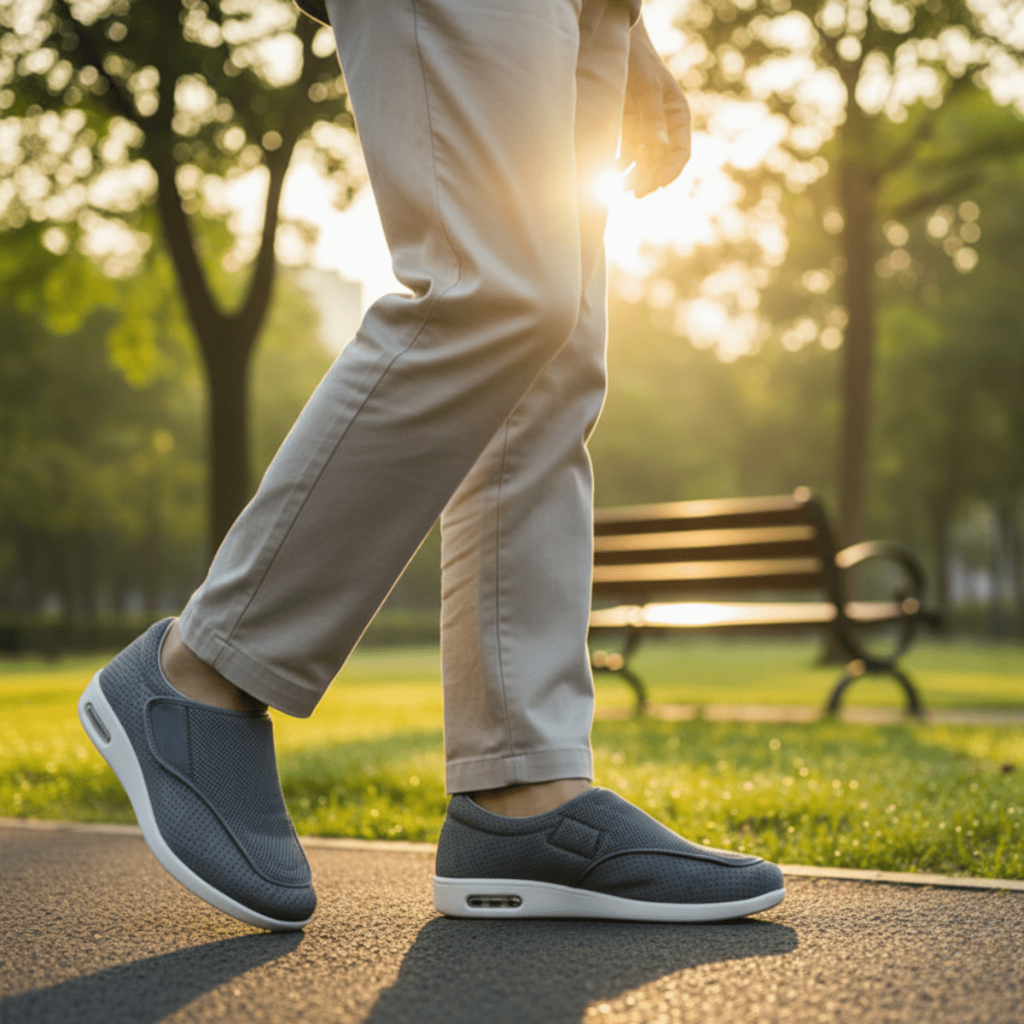 Memory Foam Shoes Zero Drop Supportive Design