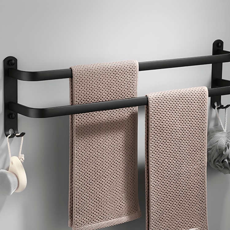 Wall-Mounted Towel Rack | Space-Saving Aluminium Design