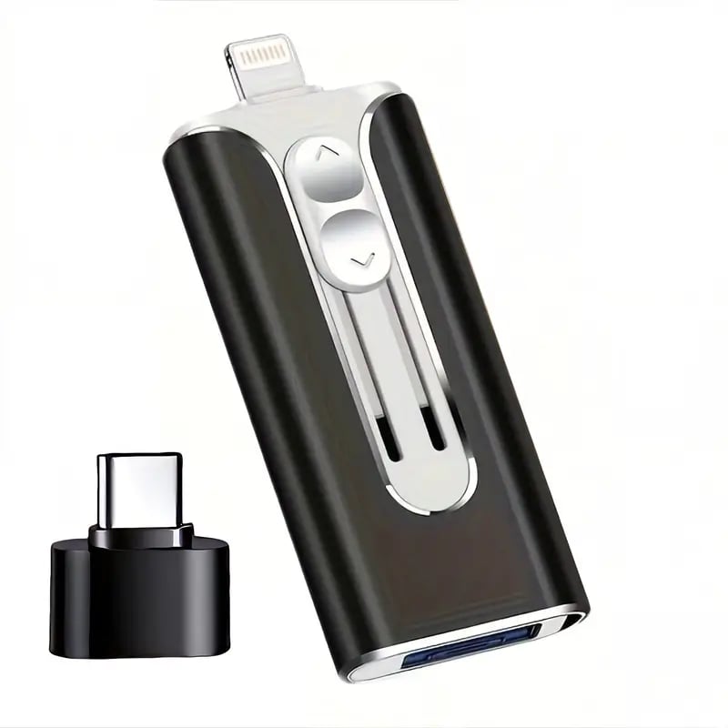 4-In-1 USB Flash Drive | Quick Phone File Backup