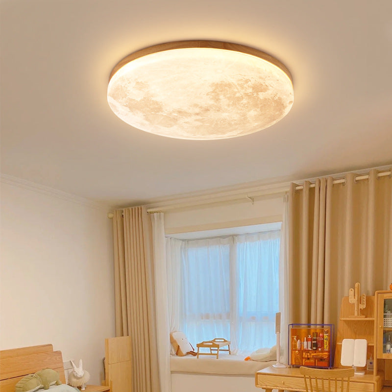 LED Ceiling Light | Nordic Minimalist Moon Flush Mount