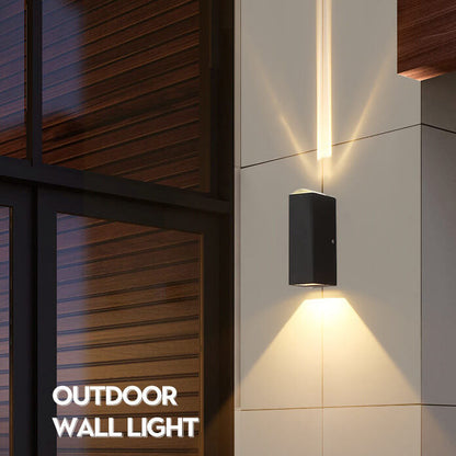 Modern Waterproof Rectangular LED Outdoor Wall Sconce