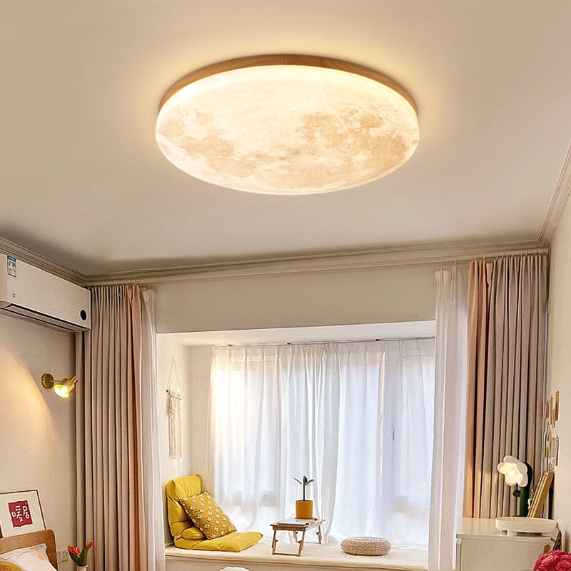 LED Ceiling Light | Nordic Minimalist Moon Flush Mount