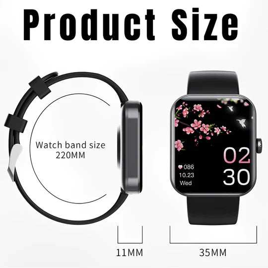 Smartwatch with Non-Invasive Blood Glucose Monitor & Fitness Tracking