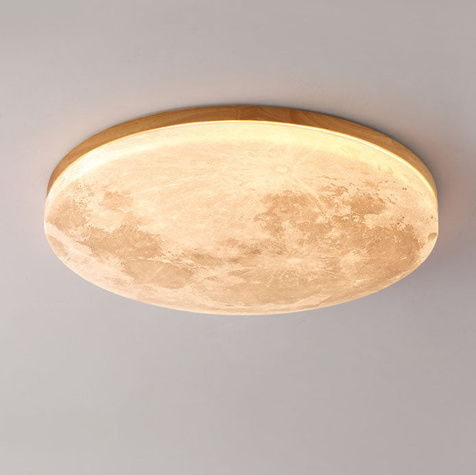 LED Ceiling Light | Nordic Minimalist Moon Flush Mount