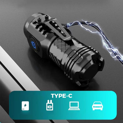 Mini LED Flashlight | Compact Rechargeable Design