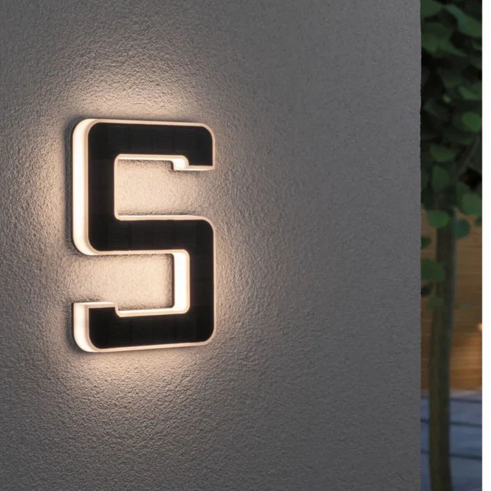 LightNumbers - Solar-Powered Illuminated House Numbers