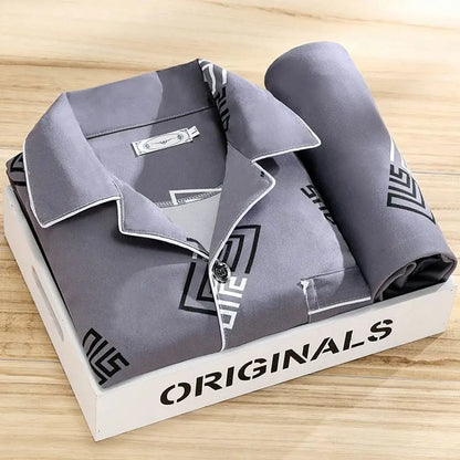 Men’s Pajama Set Lightweight Breathable Nightwear for Comfort and Style