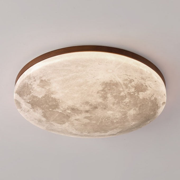 LED Ceiling Light | Nordic Minimalist Moon Flush Mount