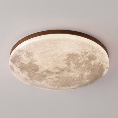 LED Ceiling Light | Nordic Minimalist Moon Flush Mount