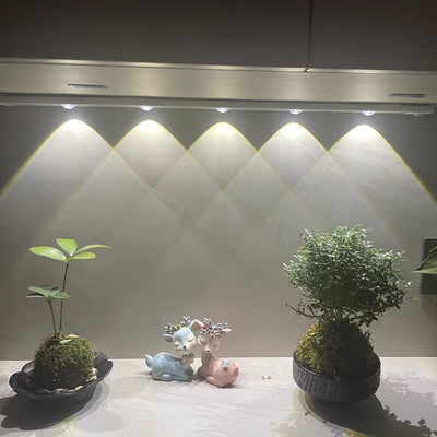Motion Sensor LED Cabinet Light | USB Rechargeable with 3-Colour Dimming