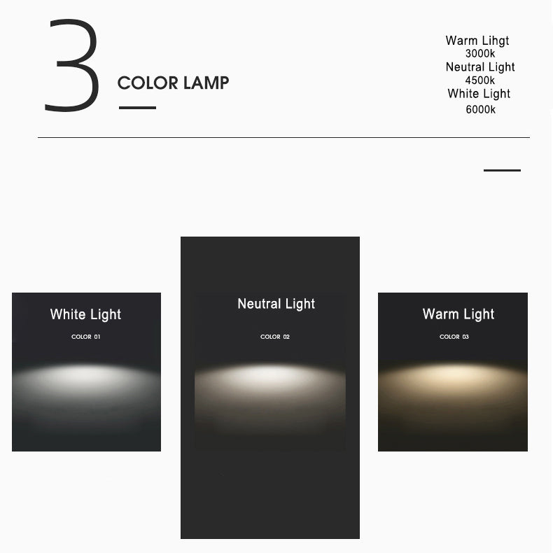 LED Ceiling Light | Nordic Minimalist Walnut Grain Flush Mount