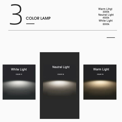 LED Ceiling Light | Nordic Minimalist Walnut Grain Flush Mount