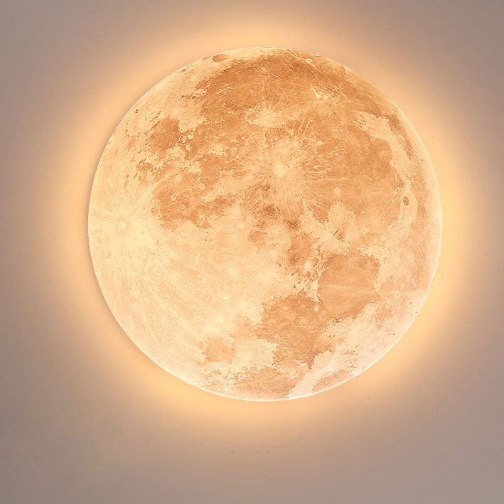 LED Ceiling Light | Nordic Minimalist Moon Flush Mount