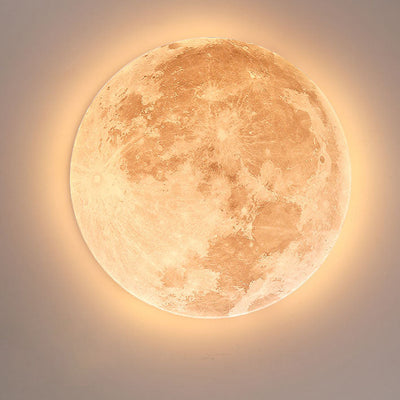 LED Ceiling Light | Nordic Minimalist Moon Flush Mount