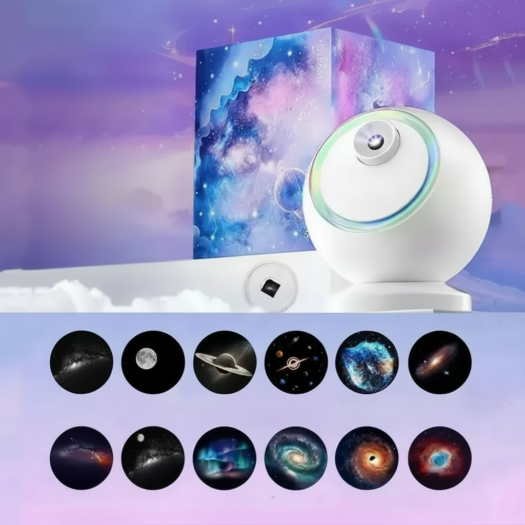 Galaxy Star Projector Speaker 360 Rotating Light