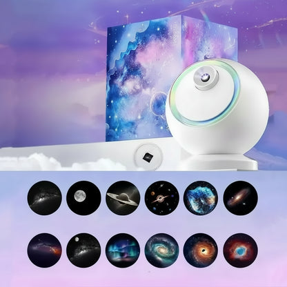 Galaxy Star Projector Speaker 360 Rotating Light