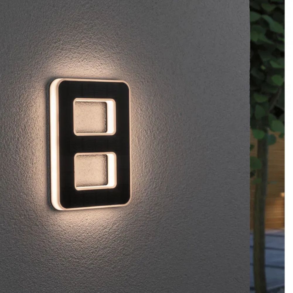 LightNumbers - Solar-Powered Illuminated House Numbers