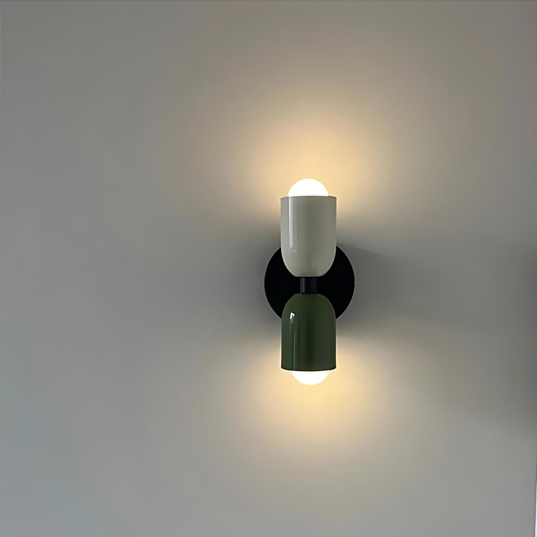 Creamy Glow Wall Lamp | Modern Dual-Light Wall Fixture