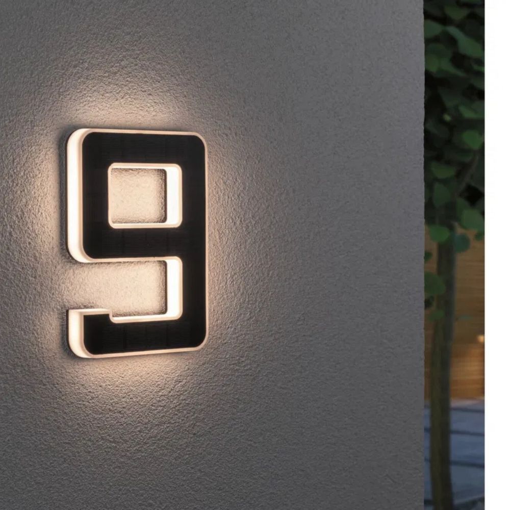 LightNumbers - Solar-Powered Illuminated House Numbers